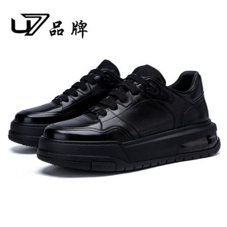 U7品牌男鞋 好鞋相伴 真皮休闲运动鞋