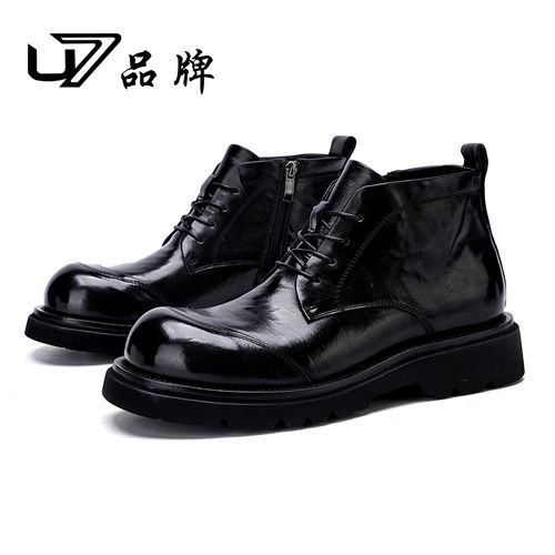 U7品牌男鞋 好鞋相伴 真皮休闲皮鞋主图