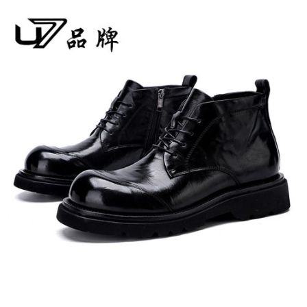 U7品牌男鞋 好鞋相伴 真皮休闲皮鞋