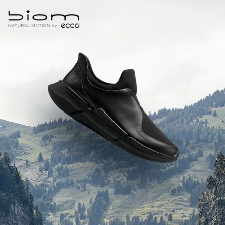 ECCO爱步休闲鞋男 夏季一脚蹬缓震运动鞋 健步BIOM2.2 830824