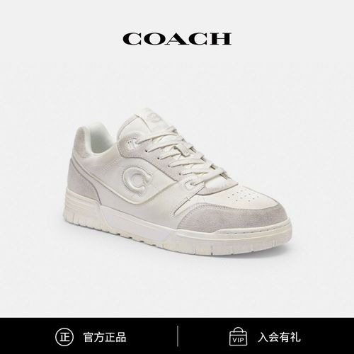 【新品】COACH/蔻驰 男士时尚复古挚爱皮革SOHO运动鞋主图