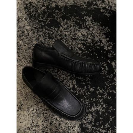 【DUPU】25A/W 黑标顶奢 D&N头层牛皮抽褶工艺乐福复古皮鞋