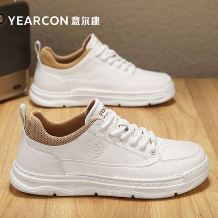 YEARCON/意尔康素面板鞋潮鞋男鞋厚底男士时尚休闲鞋轻质1027