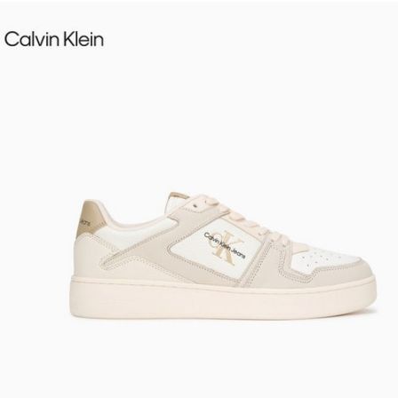 CK Jeans25春夏新款男士复古撞色皮革拼接运动鞋板鞋礼物ZM03084