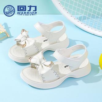 回力童鞋2025夏季新款女童凉鞋沙滩鞋蝴蝶结公主女孩软底学生鞋FX