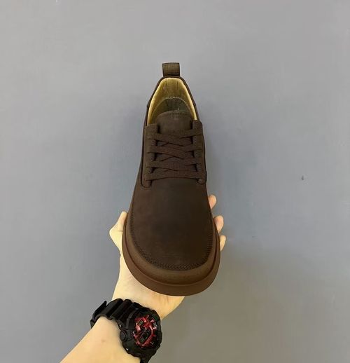 新款高品质全皮面休闲百搭男鞋主图