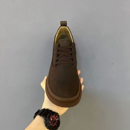 新款高品质全皮面休闲百搭男鞋