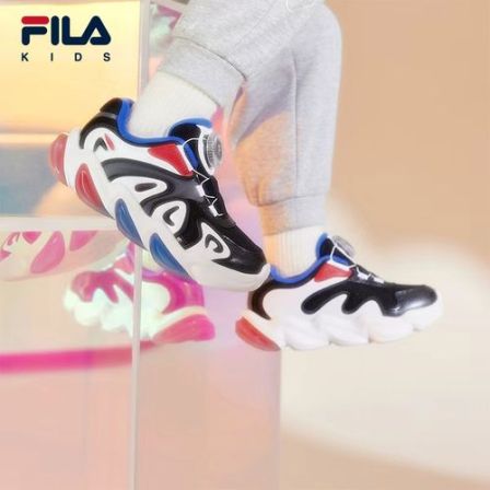 FILA斐乐男女小童【南瓜鞋】2025秋季时尚舒适闪灯运动鞋K14B541606