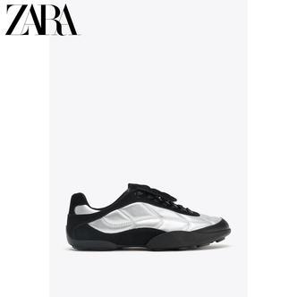 ZARA25秋季新款 女鞋 金属系RUNNING运动鞋 5037610 808