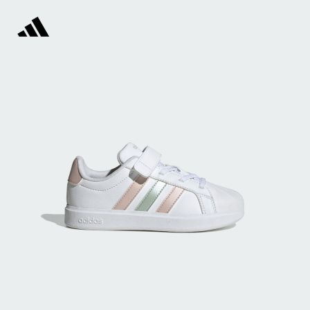 adidas阿迪达斯官方女小童魔术贴休闲运动鞋 STREETTALK JQ6888
