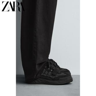 ZARA25秋季新款 男鞋 单色厚底运动鞋 2262620 800