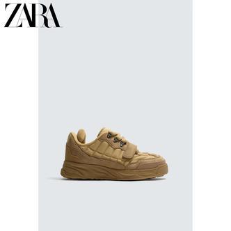 ZARA25秋季新款 男鞋 单色厚底运动鞋 2262620 202