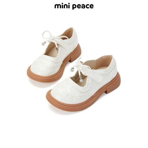 【专柜同款】MINIPEACE太平鸟童装女童单鞋蝴蝶结儿童小皮鞋新款主图
