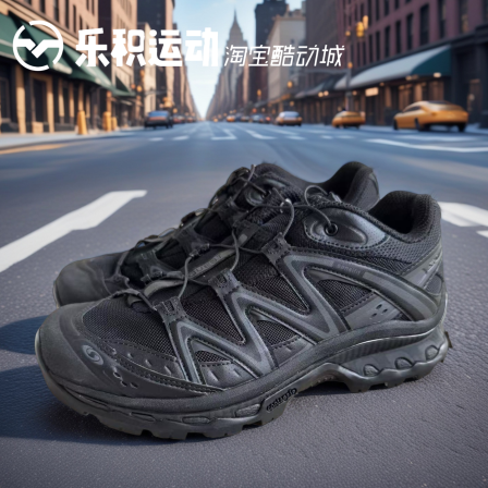 乐积运动 SALOMON萨洛蒙 XT-Quest 黑灰低帮户外复古跑步鞋410139