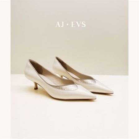 AJ-EVS【巴黎走秀款·新西兰进口细跟羊皮高跟鞋】轻奢气质时尚百搭