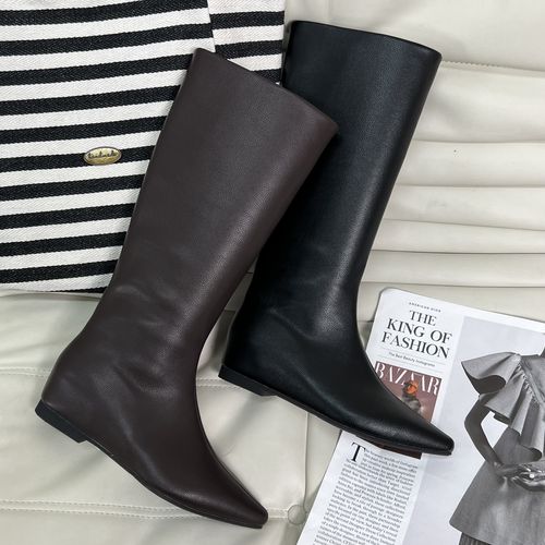 糖糖意大利LIDA时装靴女鞋高筒靴秋冬长筒ol女靴瘦瘦靴;EQX55677主图
