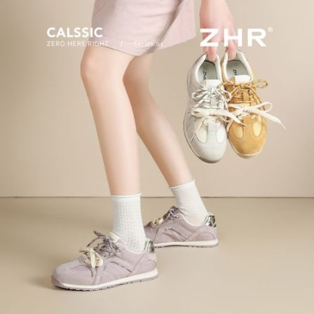 【安静专属】ZHR则则双鞋带德训阿甘鞋休闲百搭多巴胺女鞋CX83