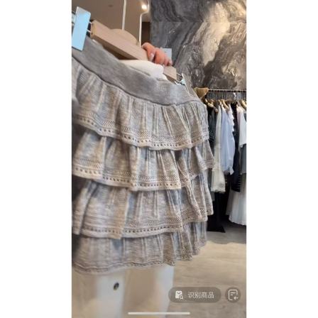 徐秋阳  灰调甜妹  夏季新款吧百搭时尚休闲显瘦短裙