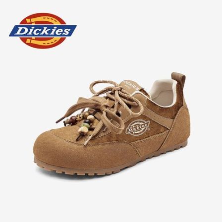 Dickies秋季时尚休闲鞋轻便透气蝴蝶结鞋豆豆鞋皮鞋女鞋潮流百搭