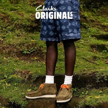 Clarks其乐Originals BBC联名袋鼠靴男鞋复古休闲高帮鞋靴流光风