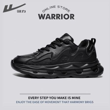Warrior/回力男鞋时尚休闲鞋休闲减震秋季增高厚底白色潮流老爹鞋