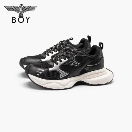 BOYLONDON2025秋新款情侣休闲运动厚底复古潮流百搭旅游鞋N79012