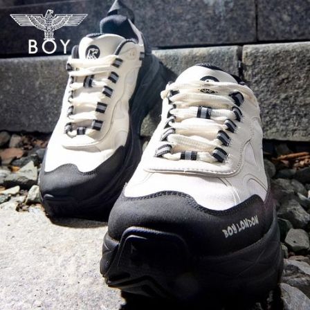 BOYLONDON【克莱德】25新款秋季情侣百搭户外复古运动跑鞋N79019