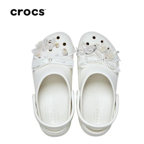 CROCS/卡骆驰【经典珍珠蕾丝云朵-鞋花套装】洞洞鞋时尚休闲|211540主图