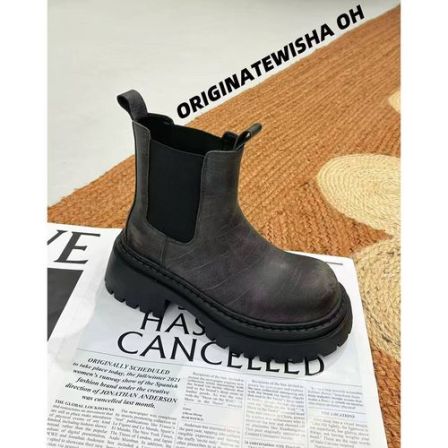 OH 设计师款时尚百搭短靴2025新款马丁靴 OH7270