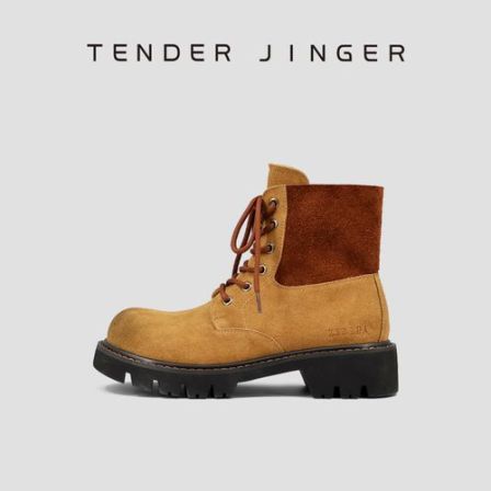 Tender Jinger2025新款女式短靴马丁靴ZS1068