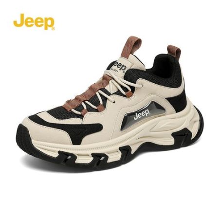 JEEP/吉普男鞋2025潮流休闲潮牌高级感增高痞帅户外运动老爹鞋男