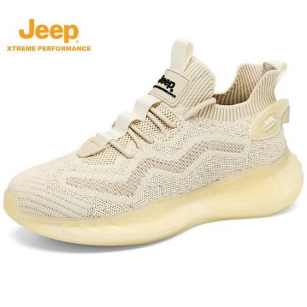 JEEP/吉普男鞋2025透气休闲鞋健身徒步登山运动鞋子跑步网面鞋男