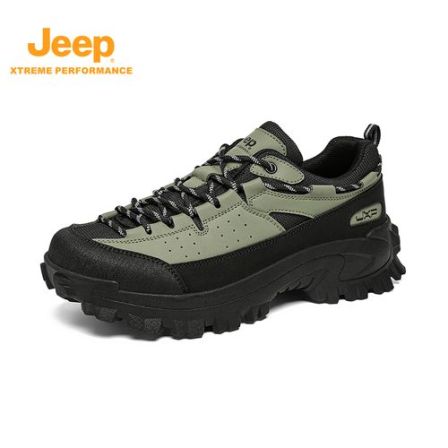 JEEP/吉普户外运动徒步鞋男2025新款春秋男鞋厚底防滑耐磨休闲鞋