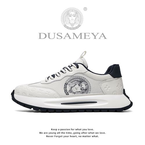 DUSAMEYA/杜莎米娅《芯片》男士时尚百搭透气舒适美人头轻奢阿甘鞋主图