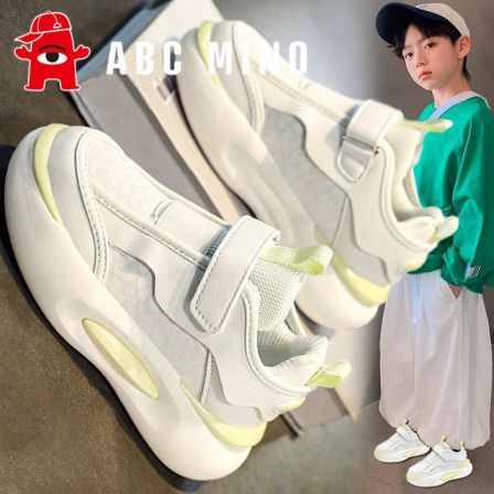 ABC MINO男童鞋2025夏季新款休闲儿童板鞋中大童魔术贴软底运动鞋