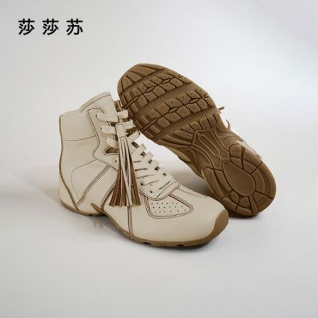 莎莎苏2025秋冬新款圆头运动风中跟拳击靴女百搭时尚短筒LG863-20