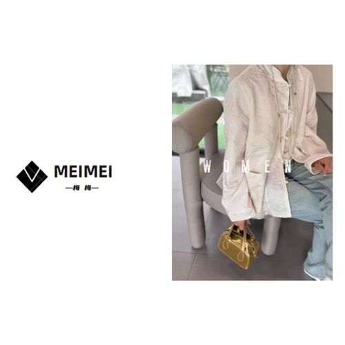 XMM.《盘扣刺绣外套》春季新款欧货时尚复古休闲新中式外套-86776主图