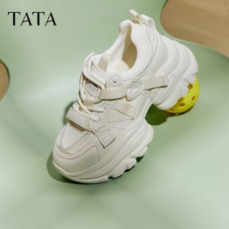 TATA他她2025秋新款商场同款时尚厚底老爹鞋休闲运动鞋女CY205CM5