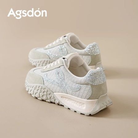 /奥古狮登芭蕾德训鞋女2025新款秋季爆款厚底阿甘运动板鞋薄透气Q