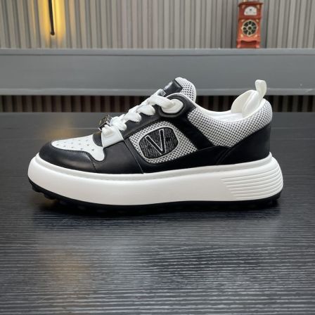 【8ZZ8名品】VLONEVLTN高端欧货男士四季时尚百搭真皮厚底白黑板鞋