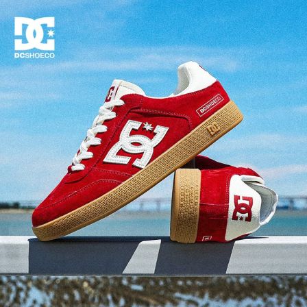 DCSHOES TRUX CAS 2025夏季透气德训鞋朱红百搭休闲鞋潮流男鞋