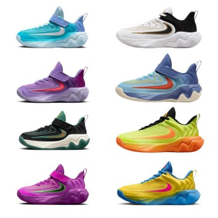 正品Nike耐克儿童鞋男童女童缓震舒适篮球鞋时尚百搭运动鞋FZ6733
