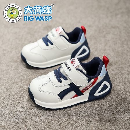 大黄蜂春秋季新款男宝宝鞋子学步鞋儿童鞋运动小童软底防滑机能鞋