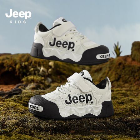 jeep男童鞋子软底防滑低帮板鞋2025春秋季新款儿童时尚休闲运动鞋