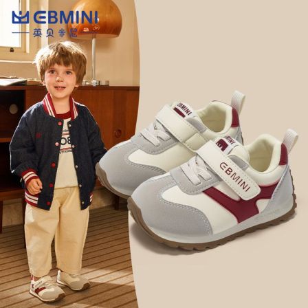 EBMINI/英贝米尼春季软底女童鞋新款儿童运动鞋男童鞋轻便宝宝鞋