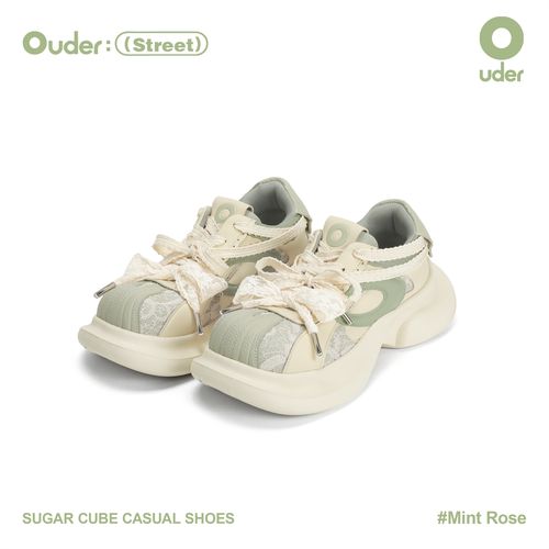 X【OUDER】春季新款厚底百搭运动休闲增高薄荷蔷薇方糖鞋主图