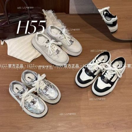 H55长期主义“万能搭”的擦色小银扣板鞋5cm19-2742【Huang】