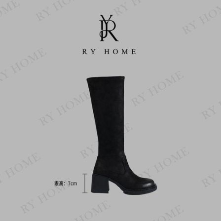 【容雨RYHOME】高邦透气弹力布长筒靴253X1348