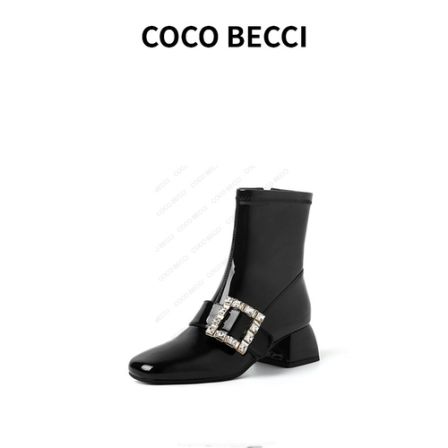 COCO BECCI 25秋新款甜酷风气质百搭短靴