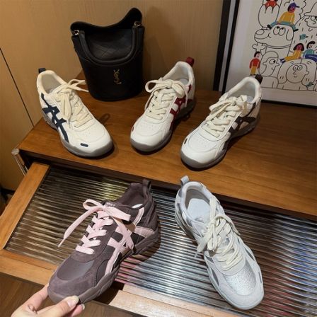 范小洛+7cm阿甘鞋小个子内增高女鞋休闲运动鞋2025秋季新款增高鞋